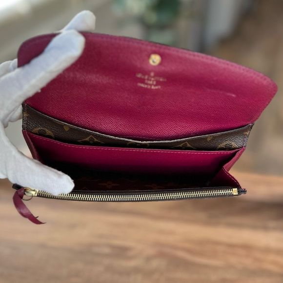 💯 AUTH Louis Vuitton monogram Emily wallet on chain - Picture 6 of 12